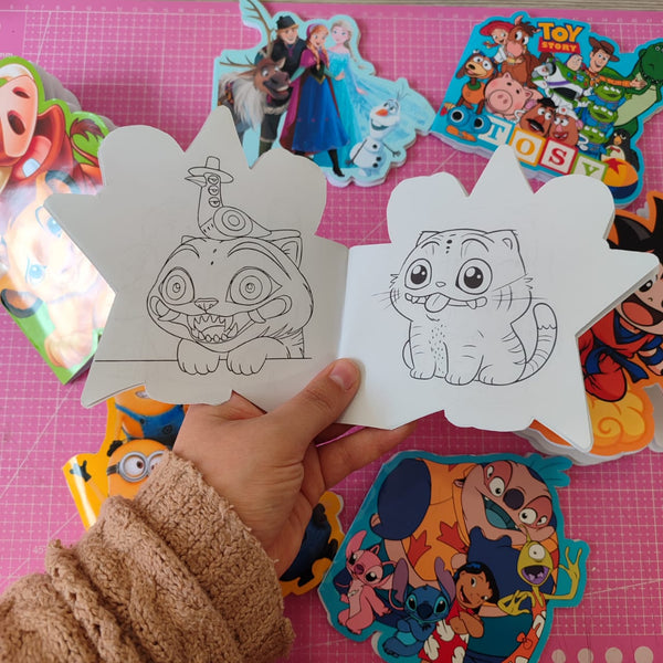 Libro para colorear con forma 4