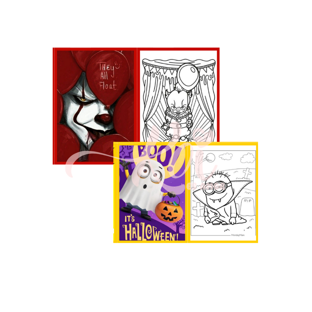 Mini libros de colorear