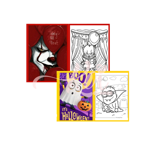 Mini libros de colorear