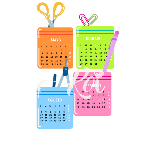 Calendarios Útiles Escolares