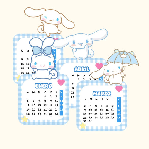 Calendario Cinnamonroll 2026