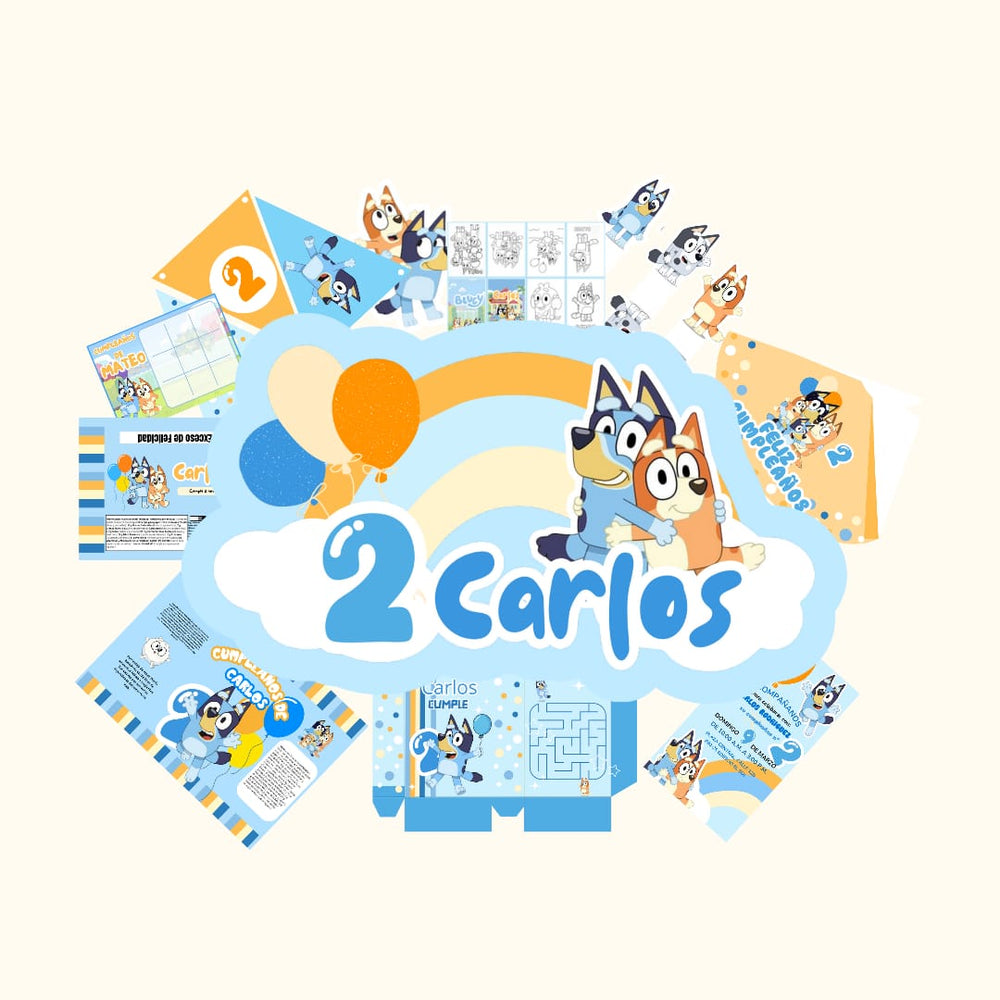 Kit de fiesta Bluey