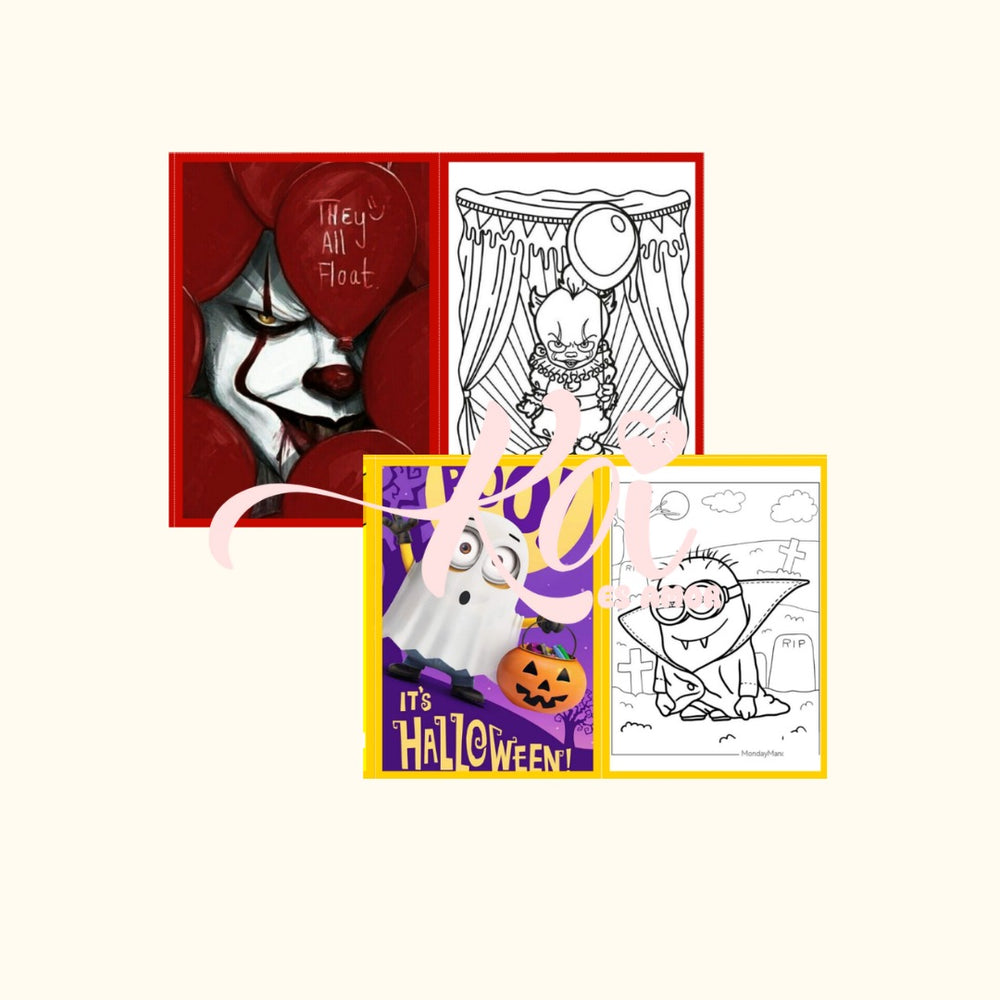 Mini libros de colorear