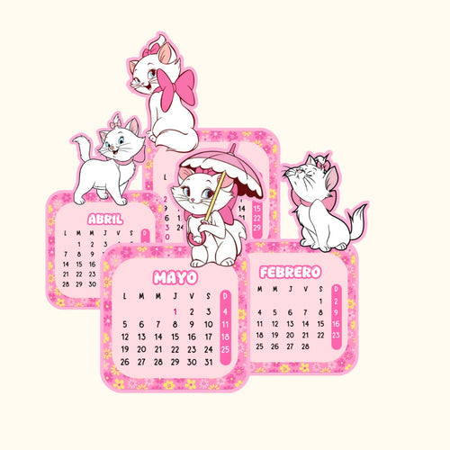 Calendario Marie (Aristogatos) 2026