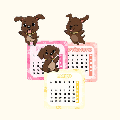 Calendario Puppies 2026