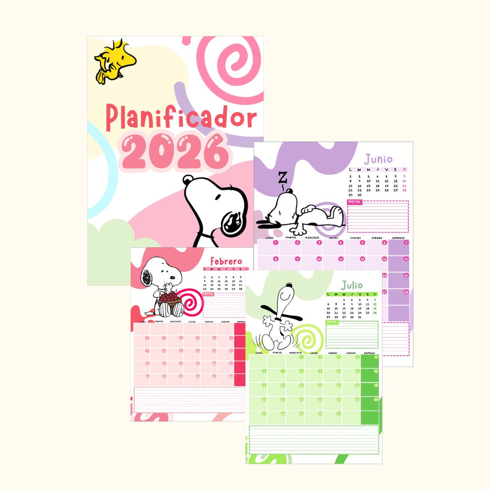 Planificador Snoopy 2026