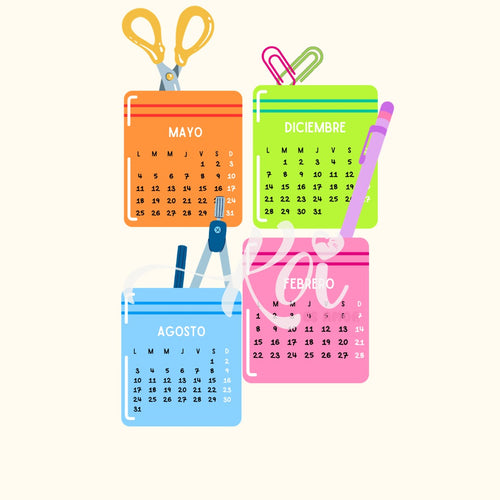 Calendarios Útiles Escolares