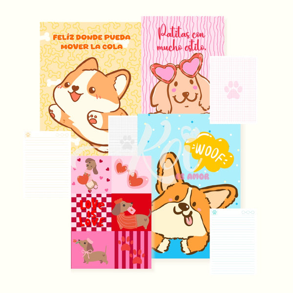 Cuadernos A5 Perritos