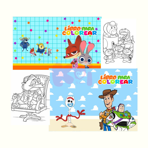 Libro para colorear mediano