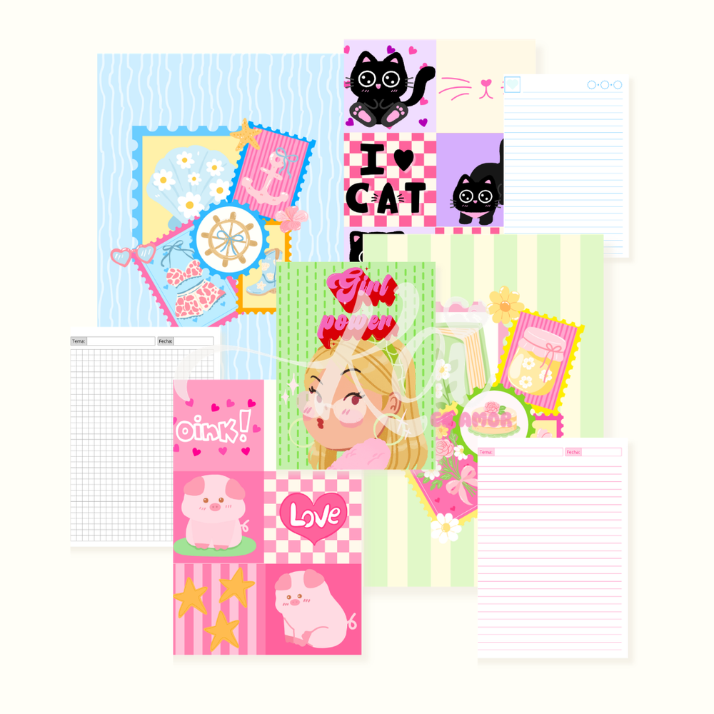Kit 100 Cuadernos A5