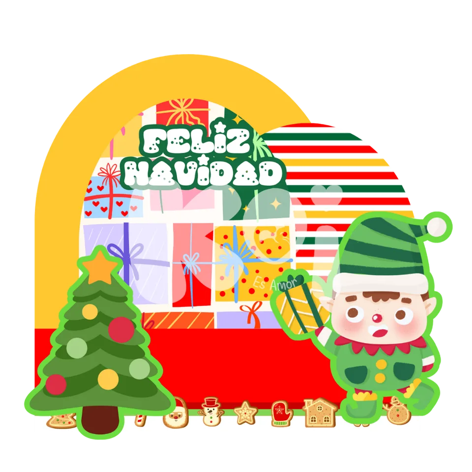Bandejas/Cestas grandes Natal para imprimir