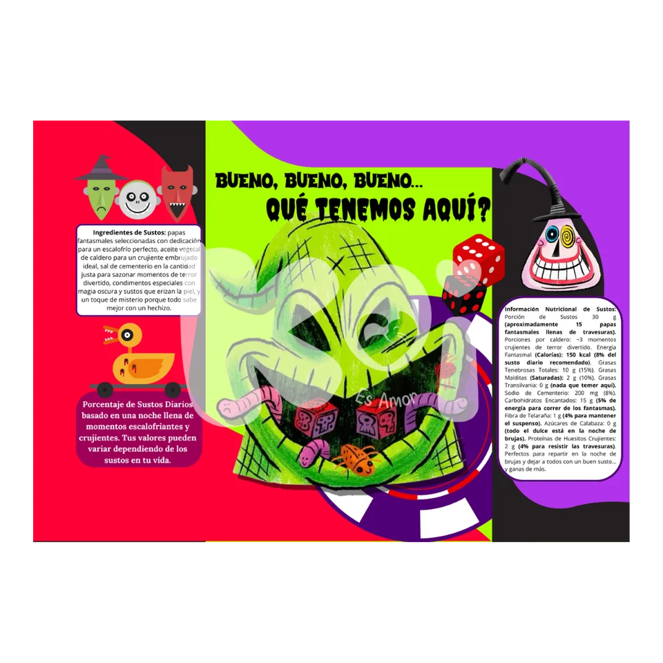 Bolsas sorpresas Halloween para imprimir
