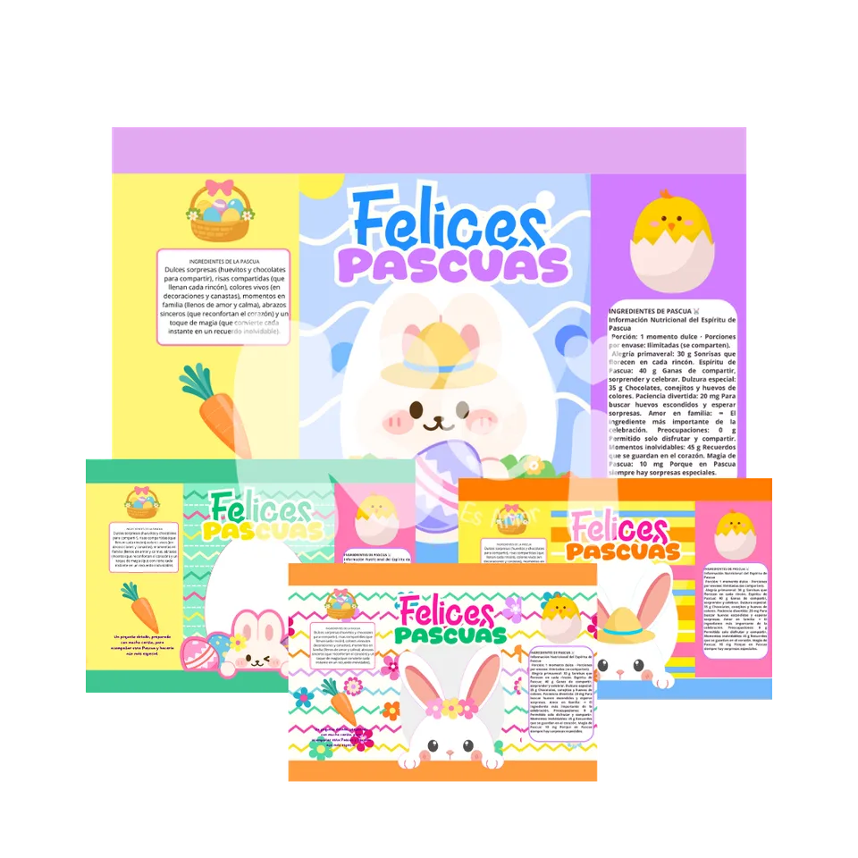 Printable Surprise Bags Easter