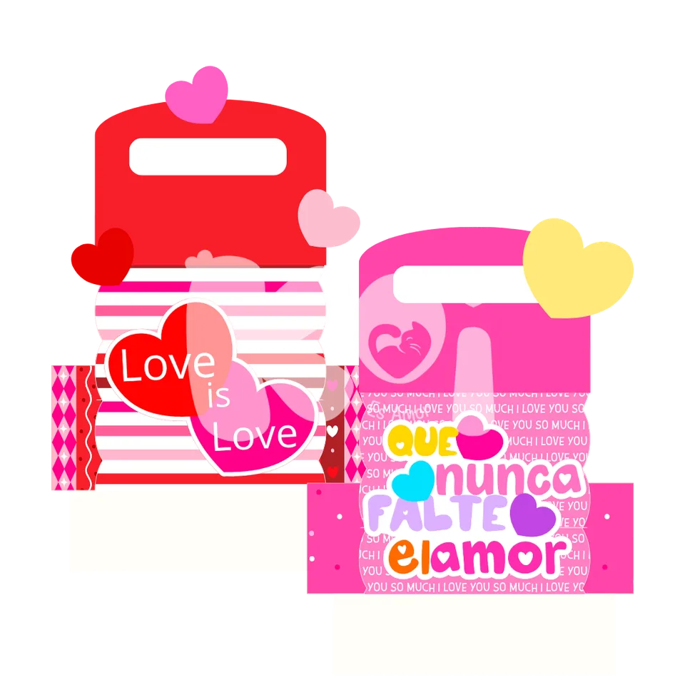 Caja pequeña San Valentín para imprimir