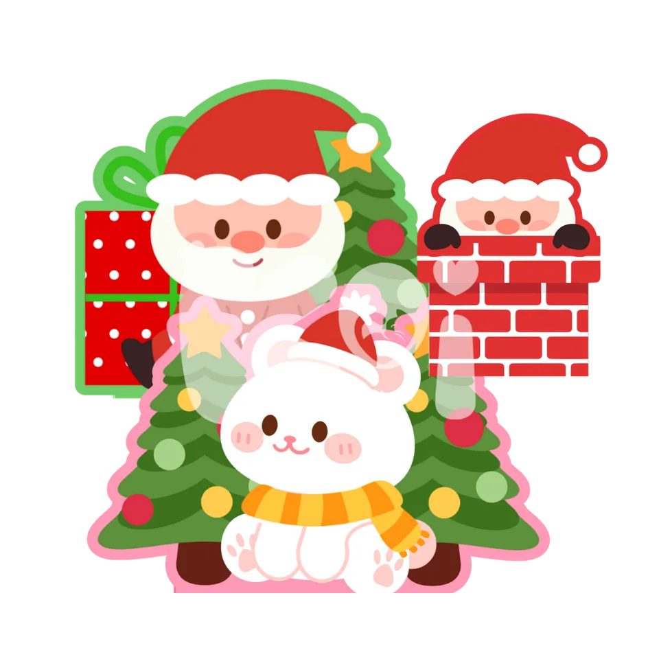 Caixinhas para biscoitos Natal para imprimir