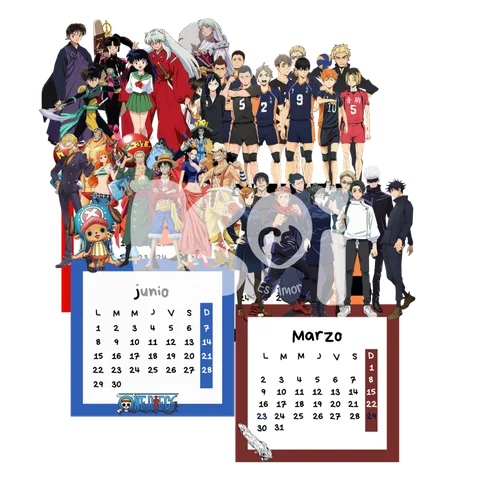 Anime 2027 Calendar