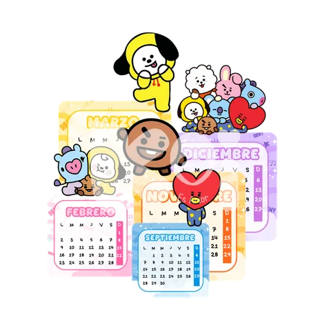 Calendário BT21 2027