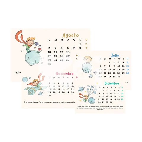 Calendario El Principito 2027