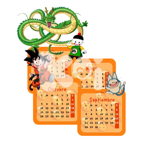 Dragon Ball 2027 Calendar
