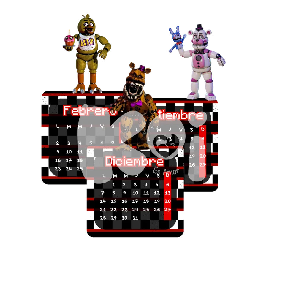 Printable FNAF 2027 Calendar