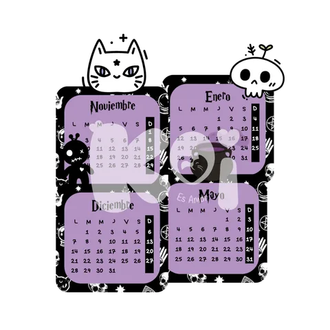 Calendario Gótico 2027