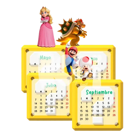 Calendario Mario Bros 2027