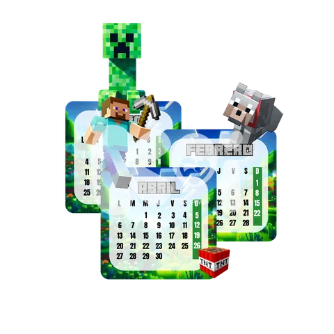 Calendario Minecraft 2027