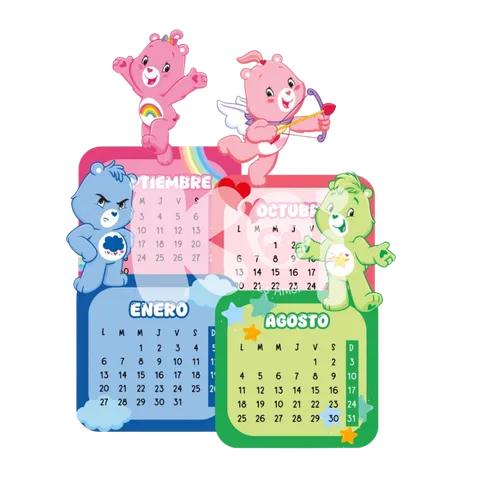 Calendario Ositos Cariñosos 2027