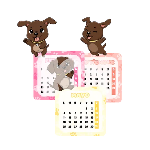 Calendario Puppies 2027