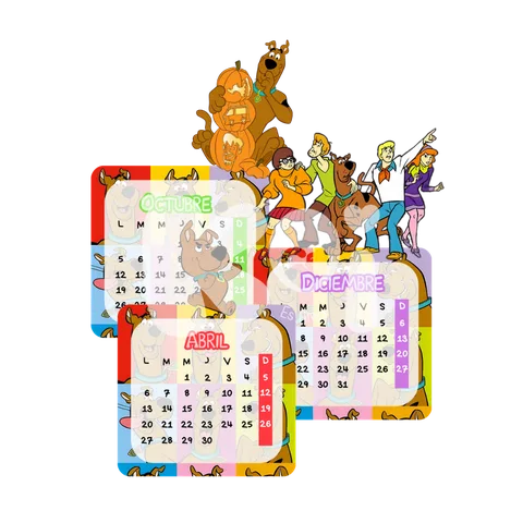 Calendário Scooby-Doo 2027