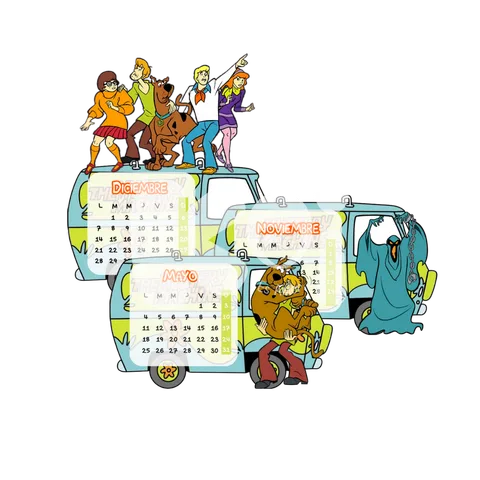 Calendário Scooby-Doo Van 2027