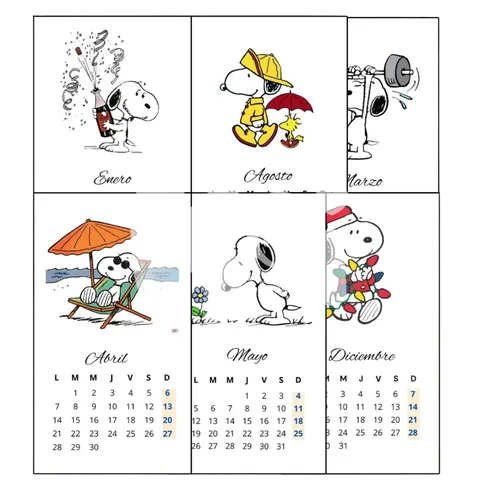 Snoopy 2027 Calendar