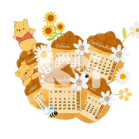 Winnie the Pooh 2027 Calendar