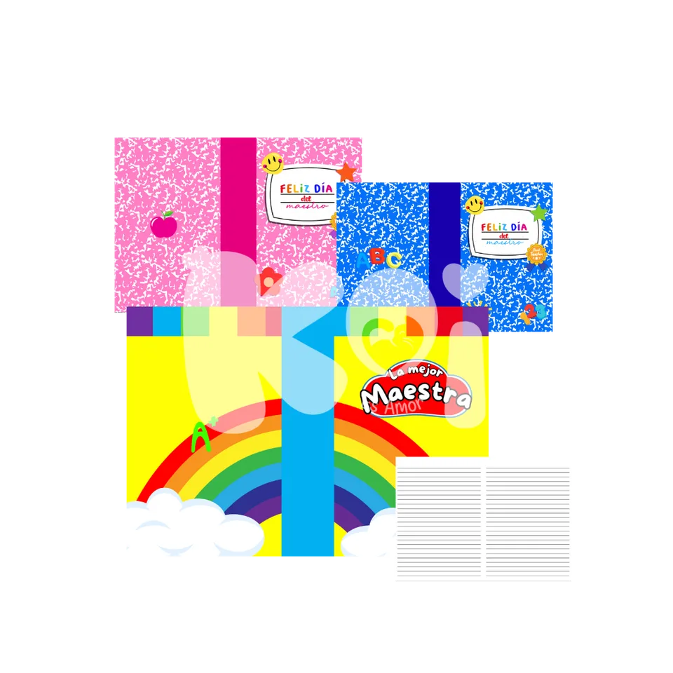 Printable A6 Notebooks Teacher's Day