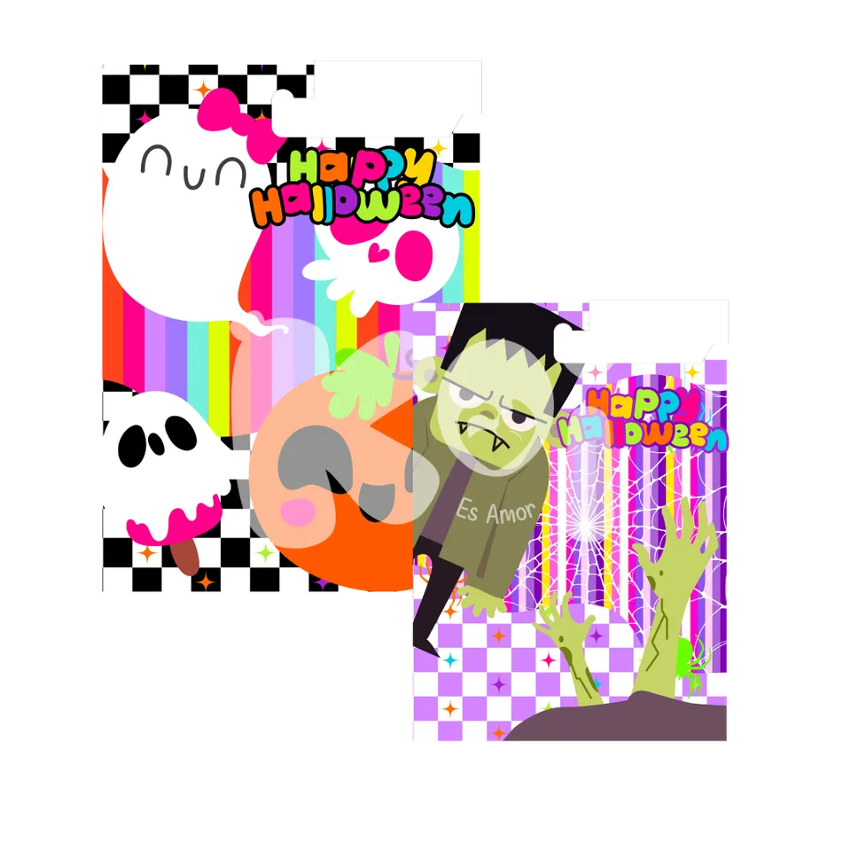 Sacolinhas para doces Halloween para imprimir