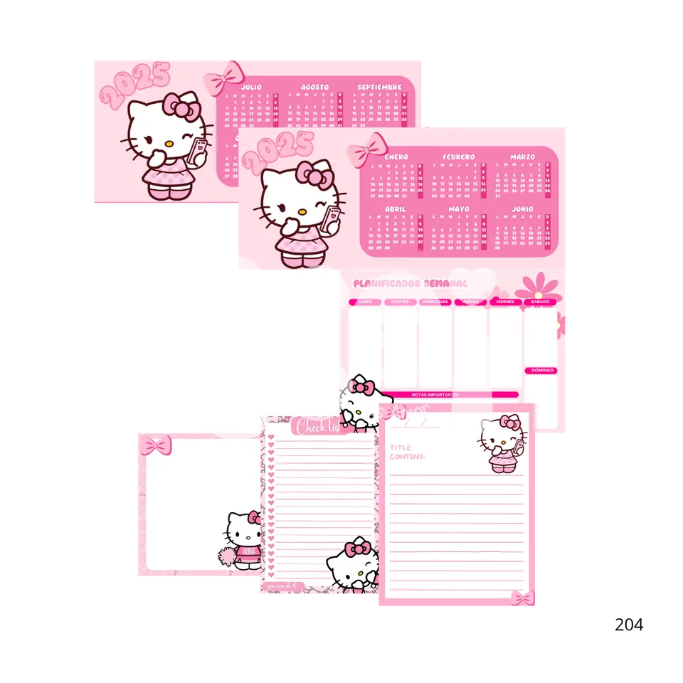 Printable Hello Kitty Stationery Kit
