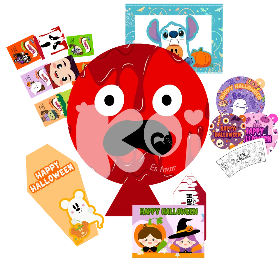 Kit Halloween 3.0 para imprimir