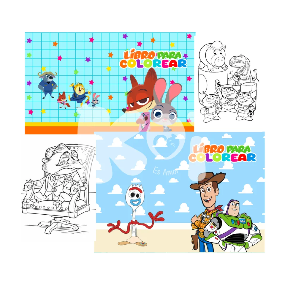 Printable Medium Coloring Book