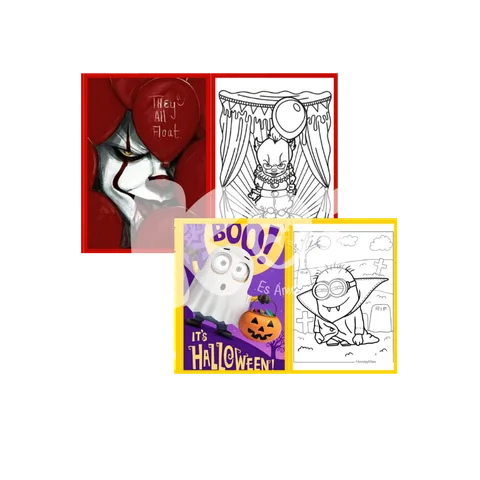 Minilivros para colorir