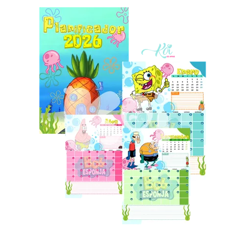 Planner Bob Esponja 2027