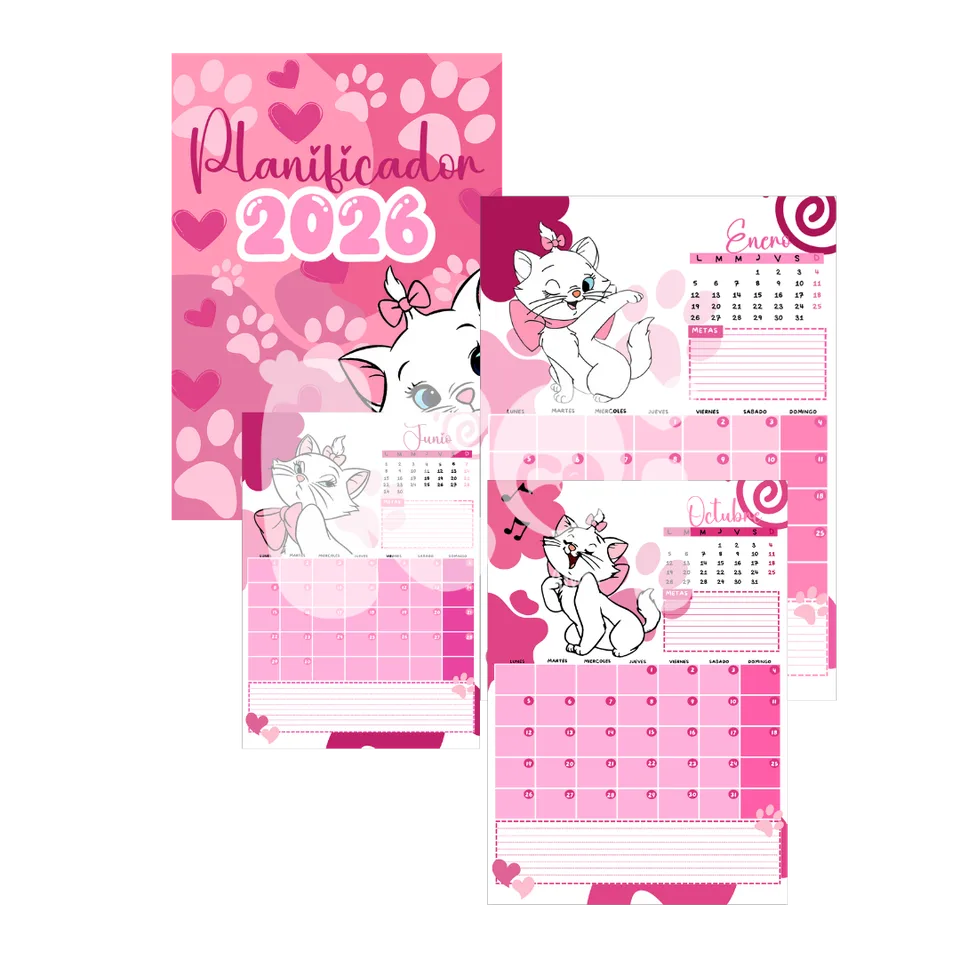 Planner Marie 2027 para imprimir
