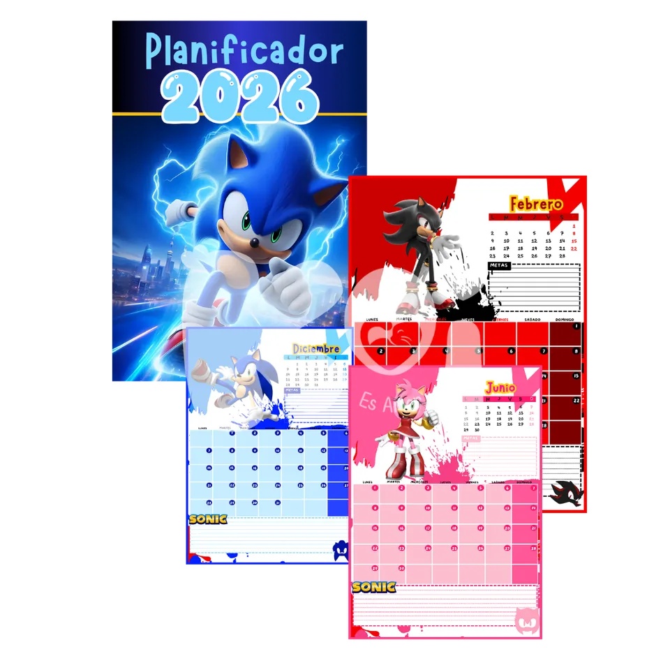 Printable Sonic 2027 Planner