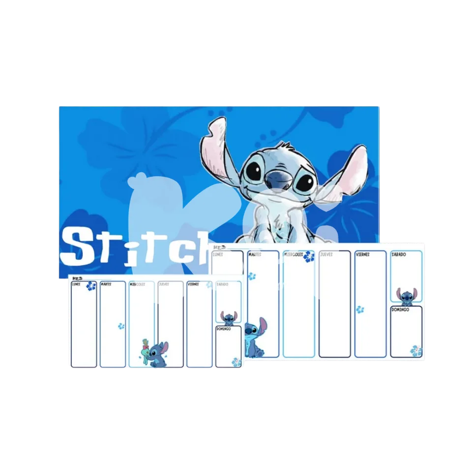 Planner semanal Stitch para imprimir