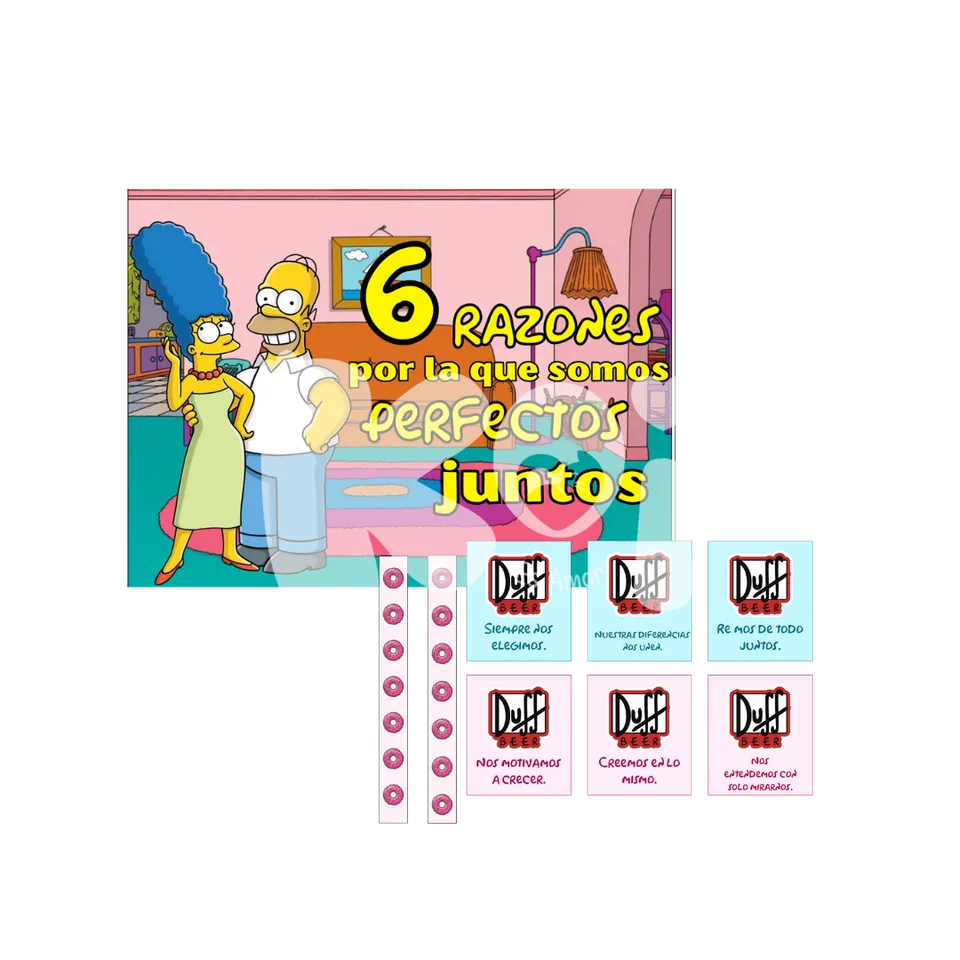 Six pack Dia dos Namorados para imprimir