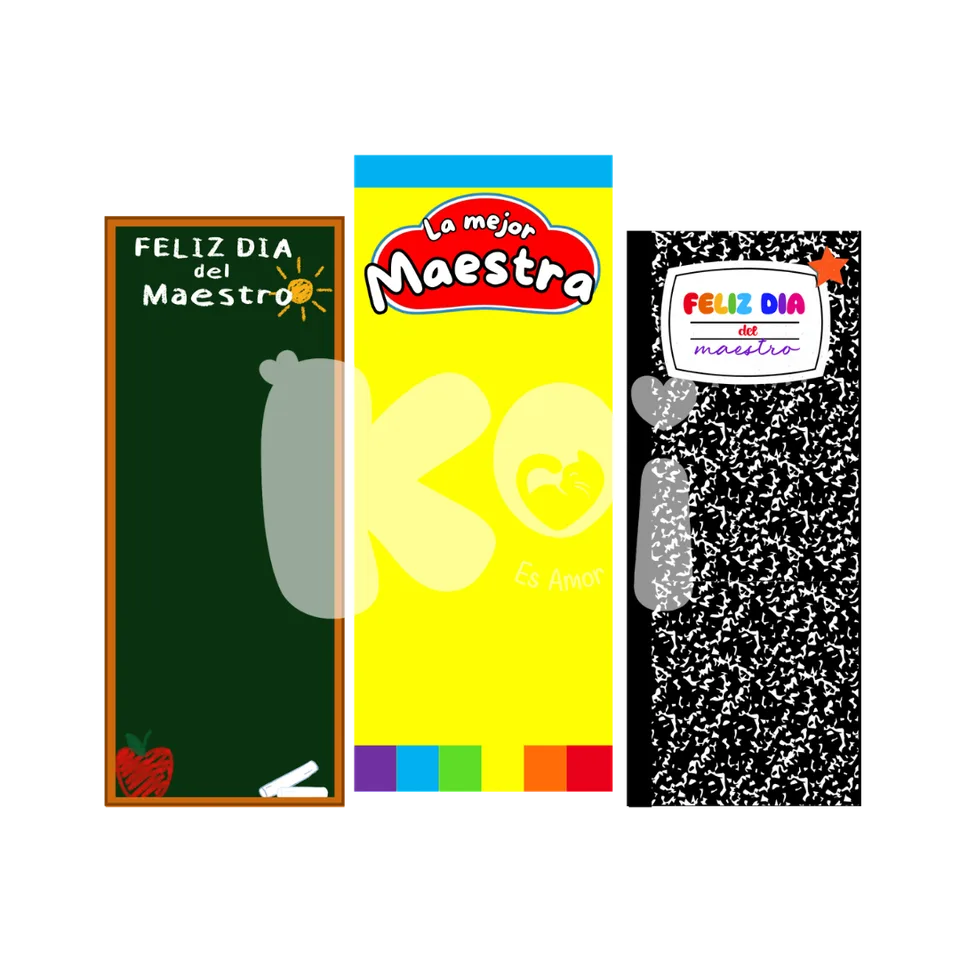 Printable Card Holders Teacher's Day