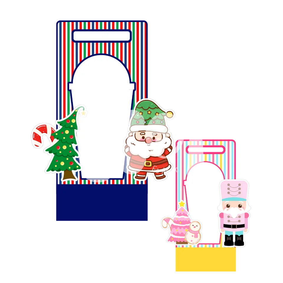 Copos de doces grandes Natal para imprimir