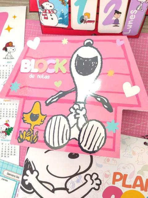 Block de notas de Snoopy